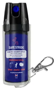 SafeStride New UK Legal Self Defense Spray Long Range Criminal Identifier