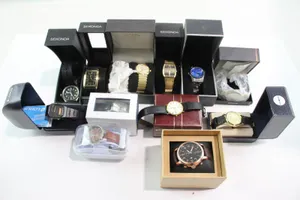 Mens Pre-owned Assorted Boxed Watches Quartz Rotary Lorus Etc UNTESTED x 12