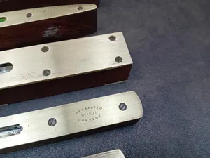 6 x Vintage Rabone/Hockley Abbey Brass & Wooden Spirit Levels Job Lot