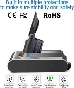 4600 mAh Battery for Dyson V7 Replacement Battery for SV11 Animal Absolute Fluff