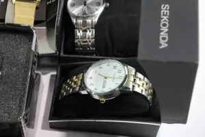 Mens Assorted Boxed Watches Quartz Christian Lars Marvel Etc UNTESTED x 12