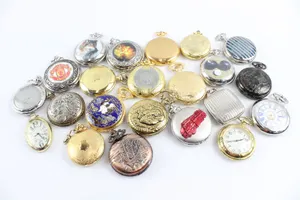 Approx. 20x Mixed Quartz Stop/Pocket Watches Job Lot Untested 1KG Pre-owned