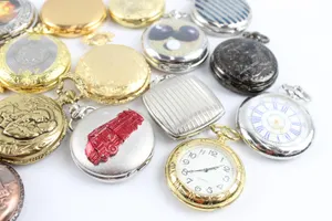 Approx. 20x Mixed Quartz Stop/Pocket Watches Job Lot Untested 1KG Pre-owned