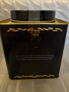 Harrods Coronation Tea Caddy 2023 King Charles III English Breakfast