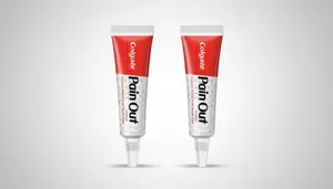 2x Colgate Pain Out Tooth Pain Relief Gel Fast Acting Ayurvedic Medicine 10g