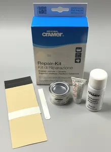 Chip Scratch Repair Filler & Spray Kit White for Acrylic Enamel Shower Trays DIY