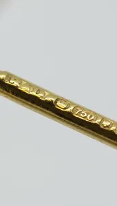 Boodles 18ct Yellow Gold Tahitian Pearl Marquise Diamond Drop Earrings 2.4ct