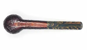 New Ashton Brindle XX Handmade Marble Effect Mouthpiece Smoking Pipe