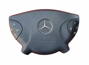 MERCEDES BENZ W211 E CLASS STEERING WHEEL AIRBAG & CONTROLS 21186002029 MINT CON