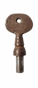 Rare Antique Hiatt Warranted Wrought Iron Handcuffs - Jail Police Military