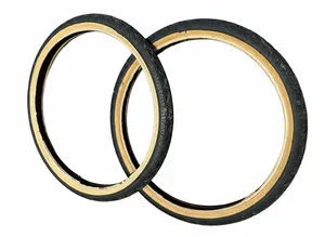 Pair 2x Odyssey Barefoot BMX Tyres 20x1.75 90s Old Mid School Freestyle Used