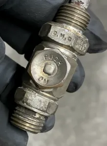 Pair Vintage Enots G&C 1/4" Motorcycle Petrol Fuel Taps Valves For Parts