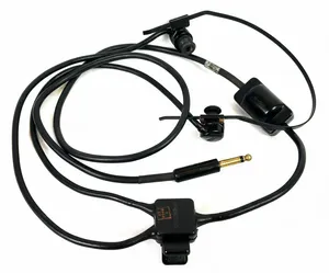 WW2 US Military R-30-U Headphones Headset, Rubber Ear Inserts, Field Phone