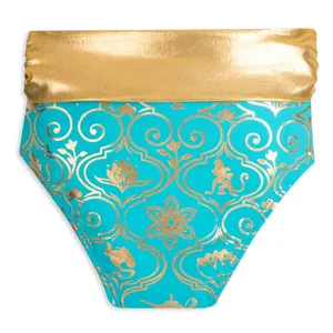 Princess Jasmine 3-Piece Swimsuit For Kids, Disney Aladdin (Age 5/6)