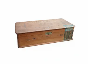 Vintage Wooden Cigar Box Jose Gener Habana Cuba Antique Collectible Storage Used