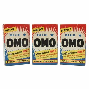 3x Vintage Unopened Omo New Blue Washing Powder Original UK Box