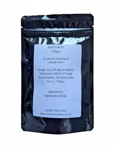 London Wine Kits Bentonite 100g (E558) Wine Clearing Agent New