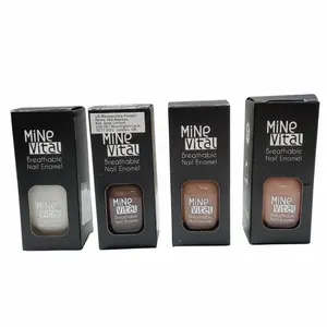 Mine Vital Halal Breathable Nail Enamel Nail Polish Set, 4 Pack