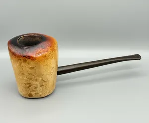 Genuine Block Meerschaum Freehand Estate Smoking Pipe - Used