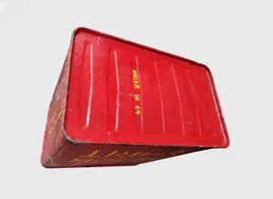 Vintage Shell Motor Spirit Petrol Jerry Can with Cap Red Used