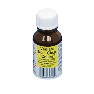 3x Veniard Cellire Fly Tying Varnish Head Cement No 1 Clear
