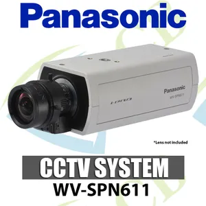 Panasonic WV-SPN611 1.3MP Indoor Box IP Security Camera 60fps CCTV Optical Zoom
