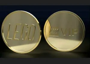 LEGO VIP Collectible Gold Coin - Rare -