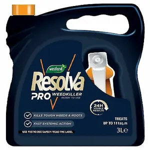 Resolva Pro Ready To Use Weed Killer, 3 Litre